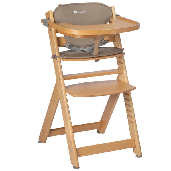 Стульчик для кормления с вкладышем Bebe Confort Timba Natural Wood/Beige (2771014210) - Pampik - 2