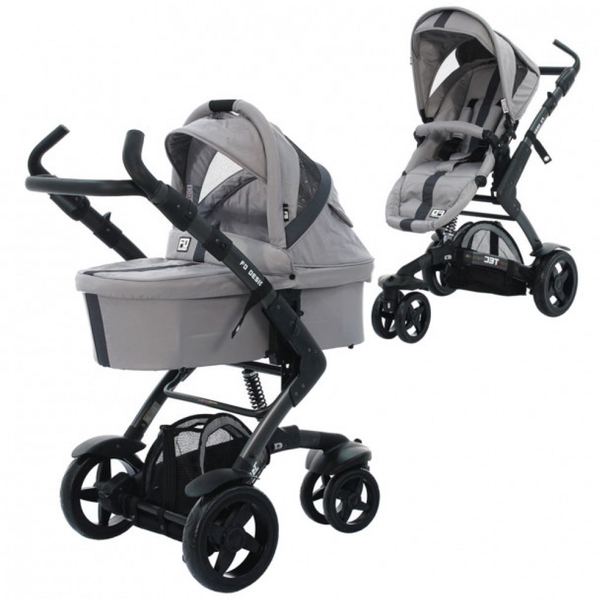 Универсальная коляска 2 в 1 ABC Design 3 Tec Pearl (31094/407) - Pampik