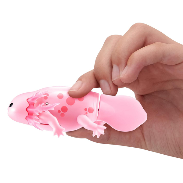 Интерактивная игрушка Pets & Robo Alive S1 Аксолотль, розовый (9556A) - Pampik - 2