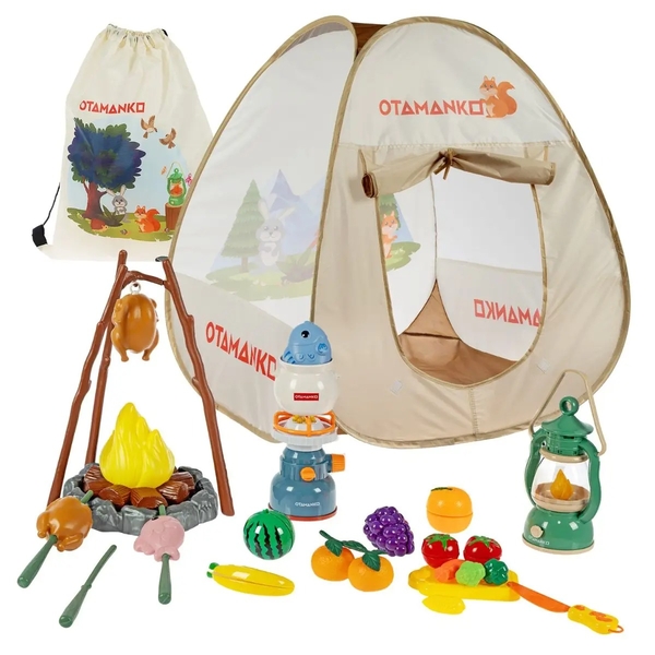Ігровий набір для кемпінгу Otamanko Мандруй та готуй, 34 елементи (532.02.62) - Pampik