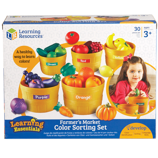 Навчальний ігровий набір-сортер Learning Resources Фермерський ринок (LER3060) - Pampik