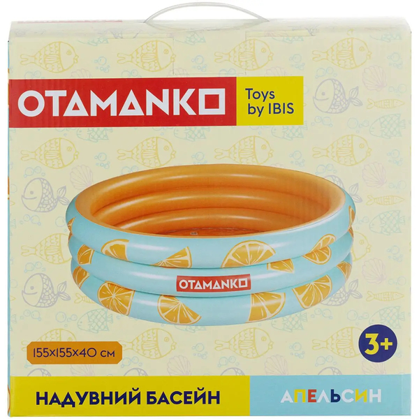 Надувний басейн Otamanko Апельсин, круглий, 155×155×40 см (532.02.68) - Pampik - 4