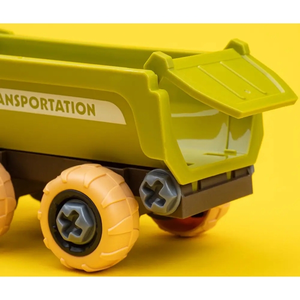 Ігровий набір-конструкторOTAMANKO Веселий хутір: трактор з причепом та ферма з вівцями та курями (532.01.60) - Pampik - 6