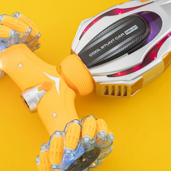 Машинка на радіокеруванні OTAMANKO 4x4 Twist&Drift, жовтий (532.01.43) - Pampik - 4