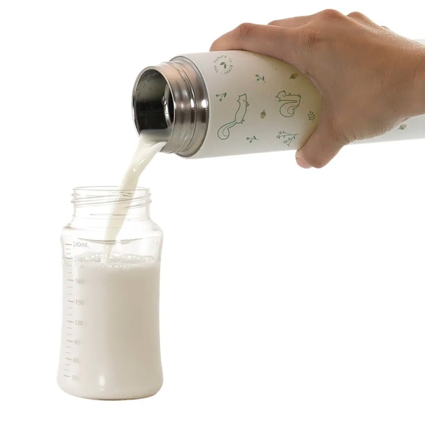 Термос Miniland Natur Chip, білий, 450 мл (89262) - Pampik - 3