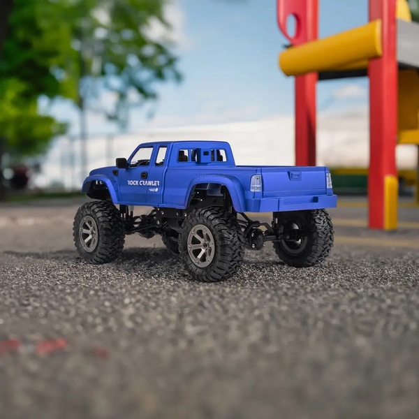 Машинка на радиоуправлении OTAMANKO 4x4 Полноприводный пикап с камерой, синий (532.01.38) - Pampik - 6