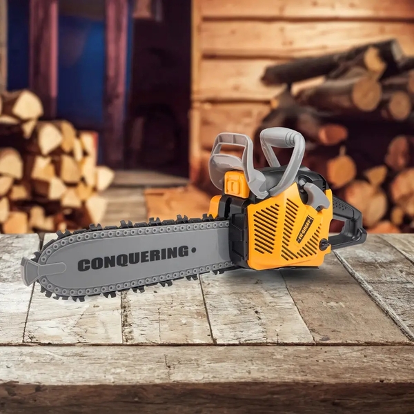 Игрушечный инструмент OTAMANKO Майстерко: бензопила, желтый (532.01.44) - Pampik - 6