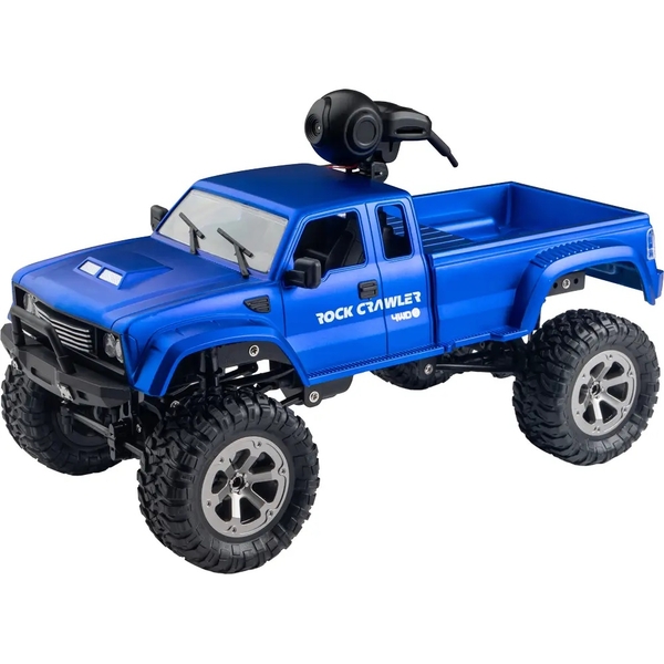 Машинка на радиоуправлении OTAMANKO 4x4 Полноприводный пикап с камерой, синий (532.01.38) - Pampik