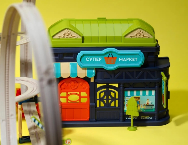 Ігровий набір Otamanko Трюкова залізниця Хоробрий паровозик, 175 деталей (532.02.29) - Pampik - 7