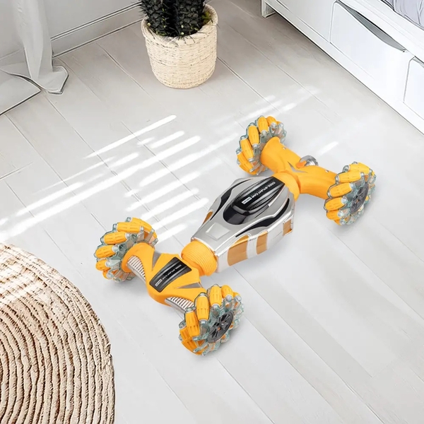 Машинка на радіокеруванні OTAMANKO 4x4 Twist&Drift, жовтий (532.01.43) - Pampik - 10