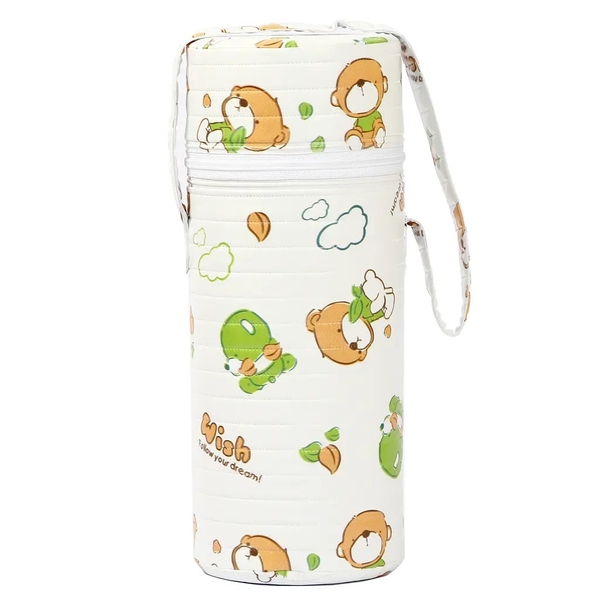 Термоконтейнер для пляшечок Lindo Ведмедики в хмарах, для 1 пляшечки (Pk 908) - Pampik