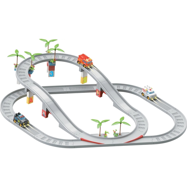 Ігровий набір ZIPP Toys Електричний автотрек: Міські служби порятунку, модель 4 (532.00.58) - Pampik