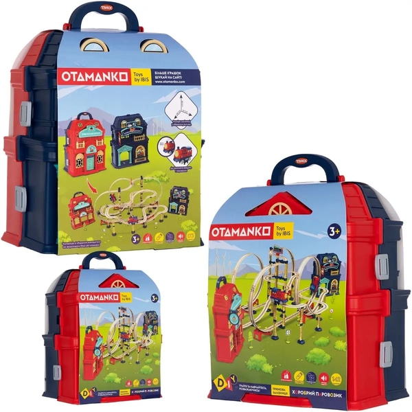 Ігровий набір Otamanko Трюкова залізниця Хоробрий паровозик, 173 деталі (532.02.28) - Pampik - 9