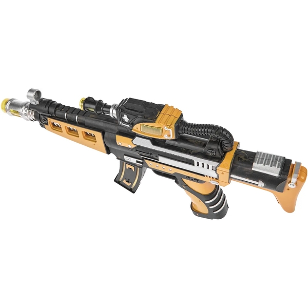 Автомат світлозвуковий ZIPP Toys Зброя майбутнього, жовтий (0532.01.23) - Pampik - 3