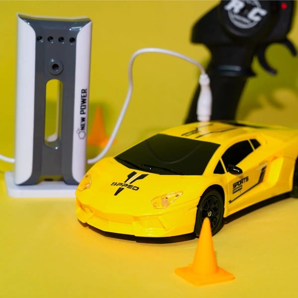 Машинка на радіокеруванні Otamanko Дрифт-машинка 4x4 Drift Race, жовтий (532.02.39) - Pampik - 5