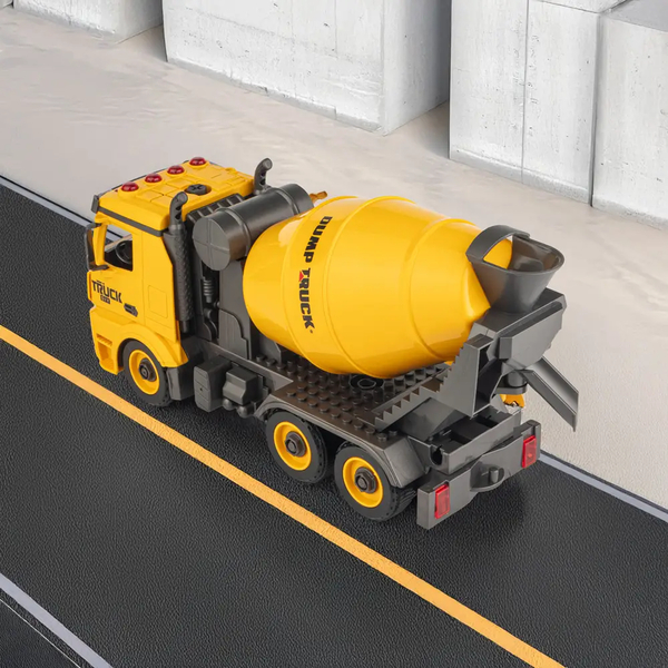 Машинка-конструктор Otamanko Автоконструктор Бетономешалка (532.01.89) - Pampik - 5