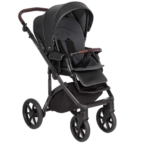 Універсальна коляска 2в1 Roan Bass Next Black Pearl, екошкіра (R-BN-BP) - Pampik - 4