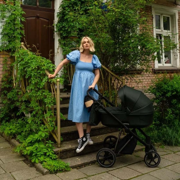 Універсальна коляска 2в1 Roan Ivi Choco 2.0 Rose Gold (R-I-CH) - Pampik - 8