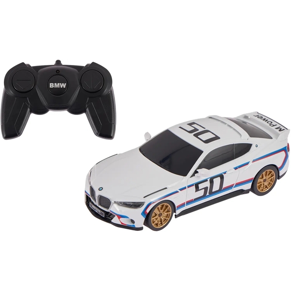 Машинка на радиоуправлении Rastar BMW 3.0 CSL 1:24, белый (454.00.90) - Pampik