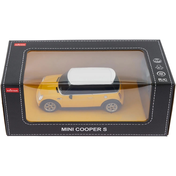 Машинка на радиоуправлении Rastar BMW Mini Cooper 1:24, желтый (454.00.65) - Pampik - 9