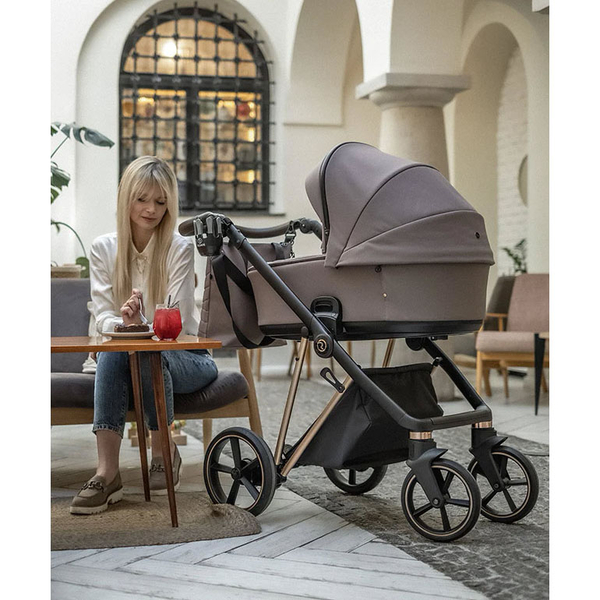 Універсальна коляска 2в1 Roan Ivi Cocoa Rose Gold 2.0 (R-I-CRG) - Pampik - 8
