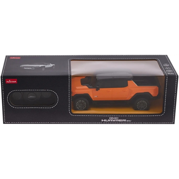 Машинка на радіокеруванні Rastar Hummer EV 1:26, помаранчевий (454.00.68) - Pampik - 9