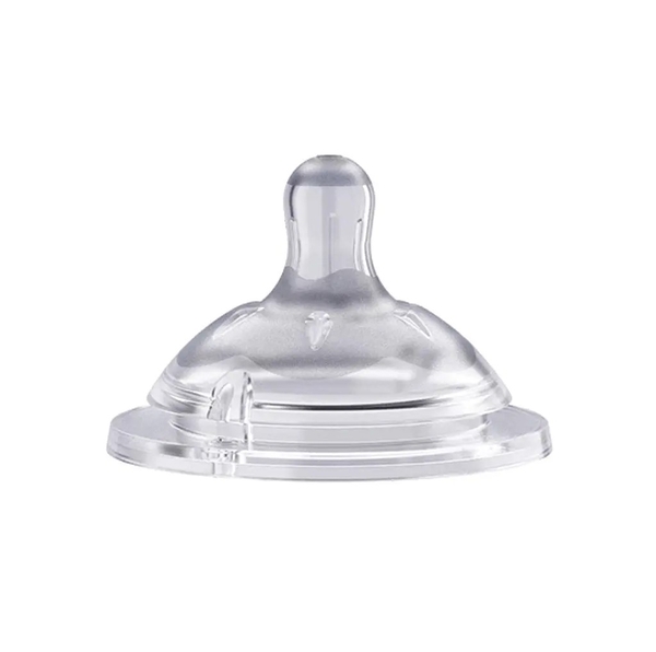 Соска силіконова Chicco Natural Feeling, середній потік, 2 шт. (81057.20) - Pampik