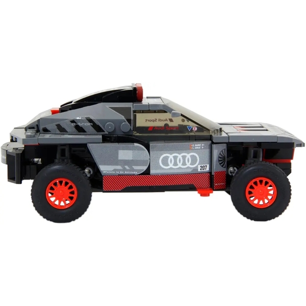 Машинка-конструктор Rastar Bricks Audi RS Q e-tron 1:30, 367 деталей, серый (454.00.87) - Pampik - 3