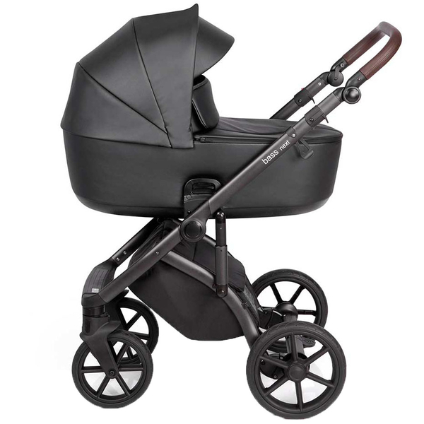 Універсальна коляска 2в1 Roan Bass Next Black Pearl, екошкіра (R-BN-BP) - Pampik - 3