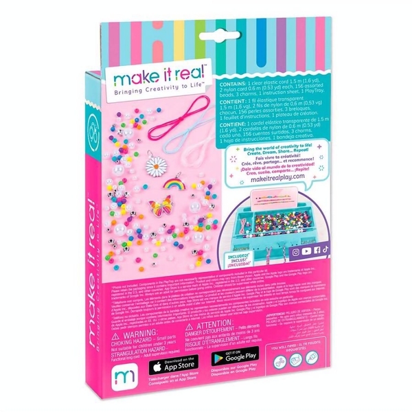 Набор для создания шарм-браслетов Make It Real Радужные сокровища (MR1216) - Pampik - 2