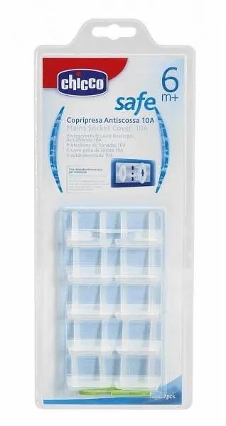 Протектори для розеток Chicco 10а, 10 шт. (64082.30) - Pampik