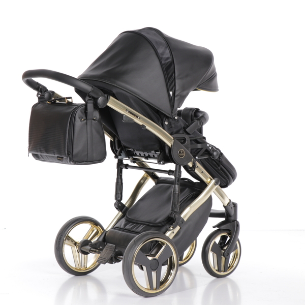 Універсальна коляска 2в1 Junama Fluo line V3 04, чорний (J-Fl-01) - Pampik - 18