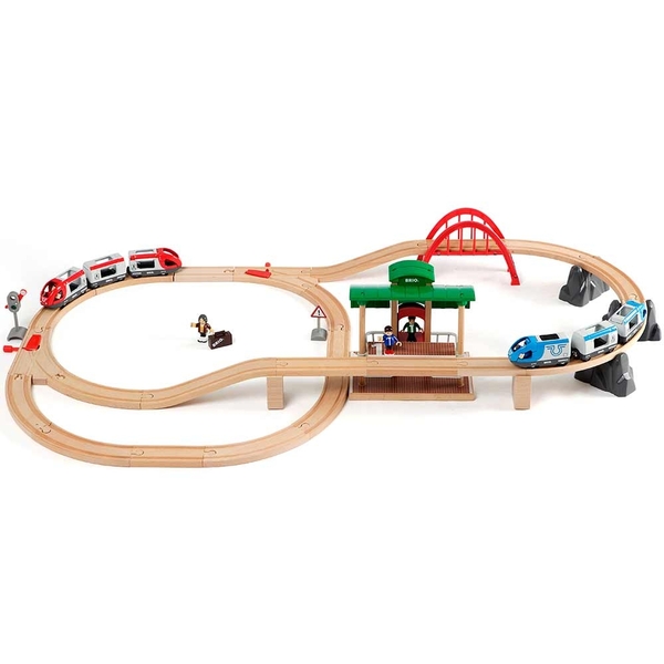 Дитяча залізниця Brio дворівнева з вокзалом (33512) - Pampik - 2