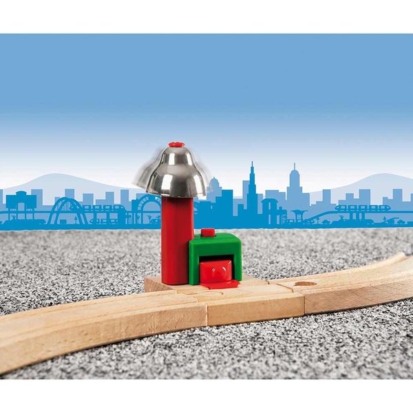 Сигнальний дзвіночок для залізниці Brio на магнітах (33754) - Pampik - 3