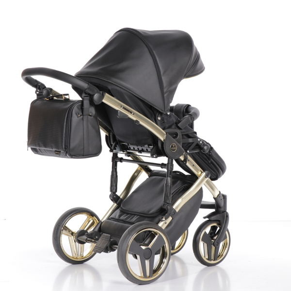 Універсальна коляска 2в1 Junama Fluo line V3 04, чорний (J-Fl-01) - Pampik - 17