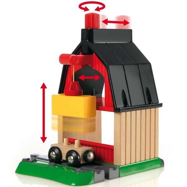 Детская железная дорога Brio Ферма (33719) - Pampik - 3