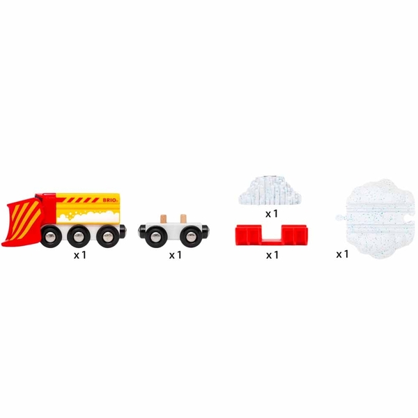 Снегоуборочный поезд для железной дороги Brio (33606) - Pampik - 6