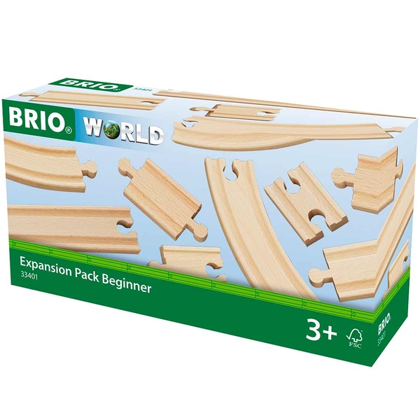 Базовый набор расширений для железной дороги Brio, 11 элементов (33401) - Pampik