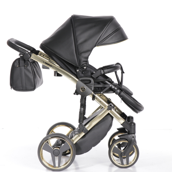 Універсальна коляска 2в1 Junama Fluo line V3 04, чорний (J-Fl-01) - Pampik - 11