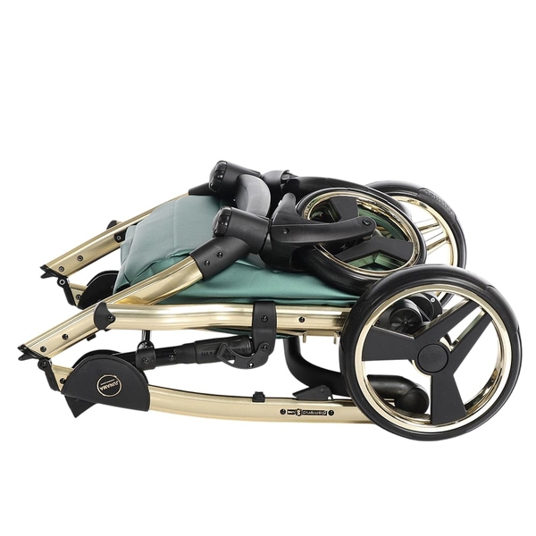 Універсальна коляска 2в1 Junama Fluo line V3 02, зелений (J-Fl-02) - Pampik - 16