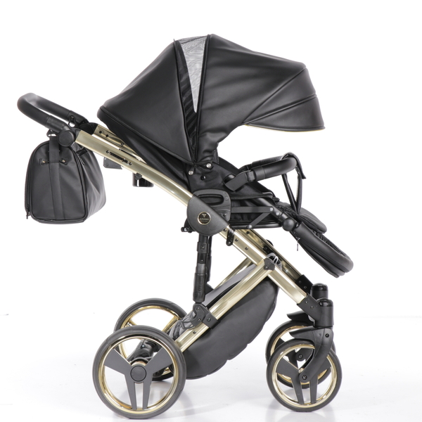 Універсальна коляска 2в1 Junama Fluo line V3 04, чорний (J-Fl-01) - Pampik - 15