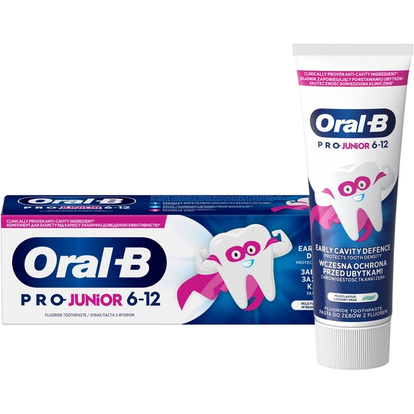 Зубна паста Oral-B Pro Junior для дітей від 6 до 12 років, 75 мл - Pampik - 2