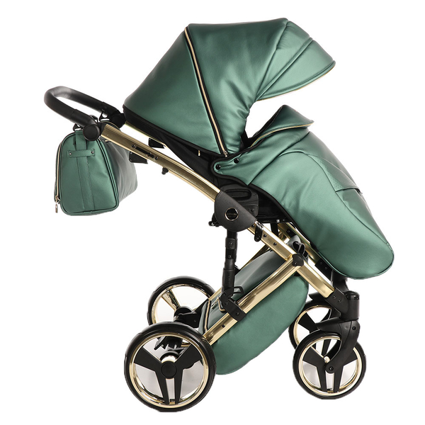 Універсальна коляска 2в1 Junama Fluo line V3 02, зелений (J-Fl-02) - Pampik - 9