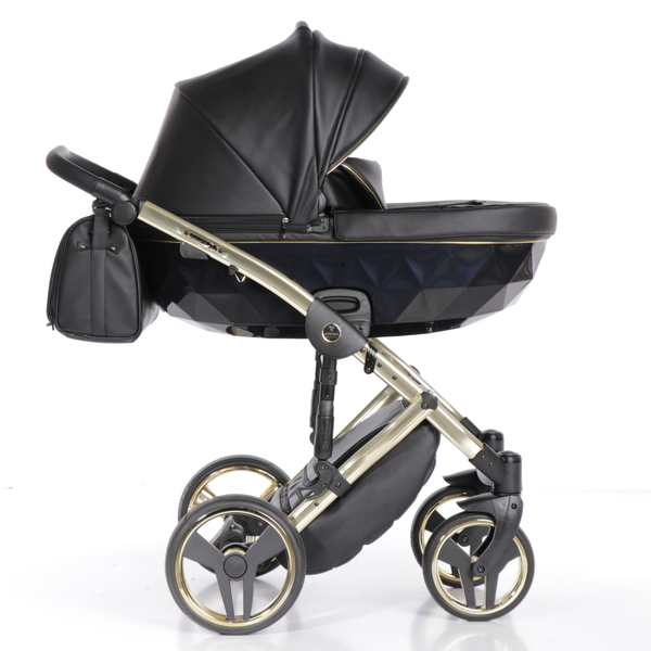 Універсальна коляска 2в1 Junama Fluo line V3 04, чорний (J-Fl-01) - Pampik - 7