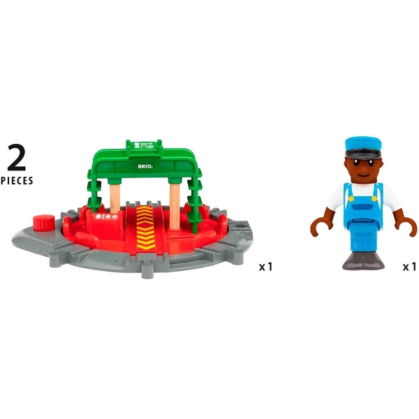 Перекресток для железной дороги Brio на 7 направлений (33476) - Pampik - 3