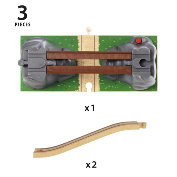 Міст, що руйнується, для залізниці Brio (33391) - Pampik - 5