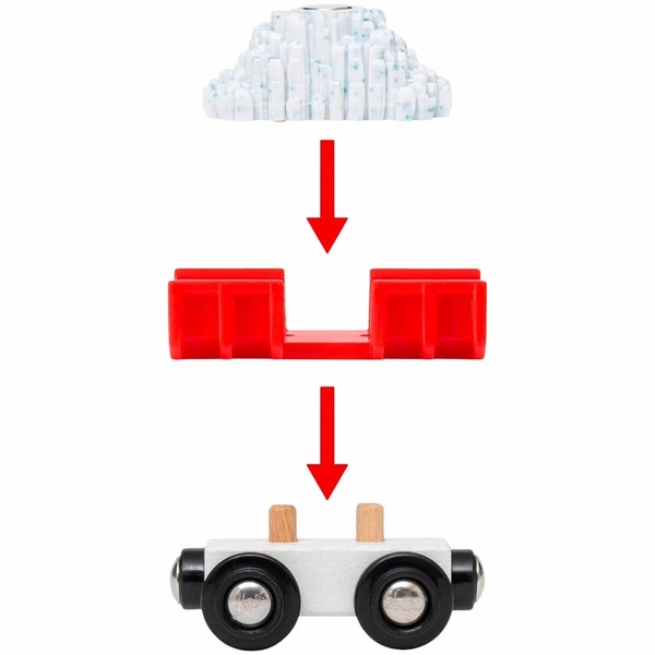 Снегоуборочный поезд для железной дороги Brio (33606) - Pampik - 5