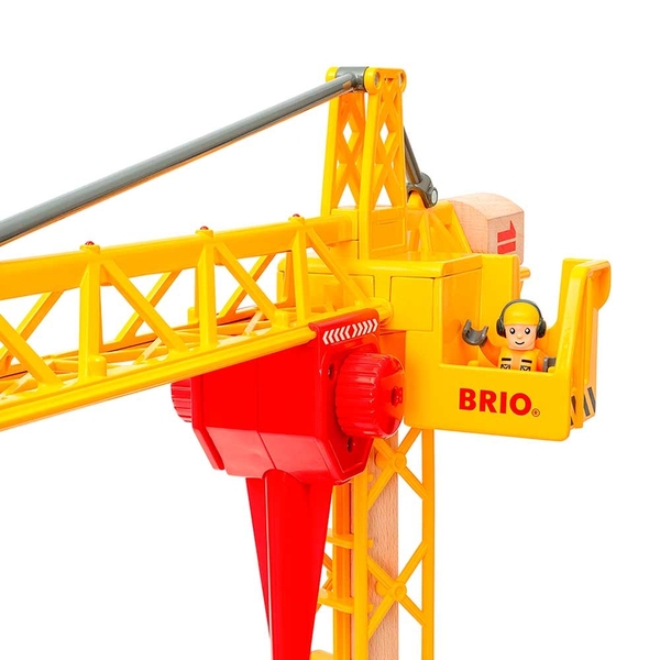 Будівельний кран Brio зі світлом (33835) - Pampik - 6