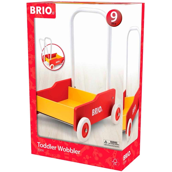 Каталка для малышей Brio, красный с желтым (31350) - Pampik - 4