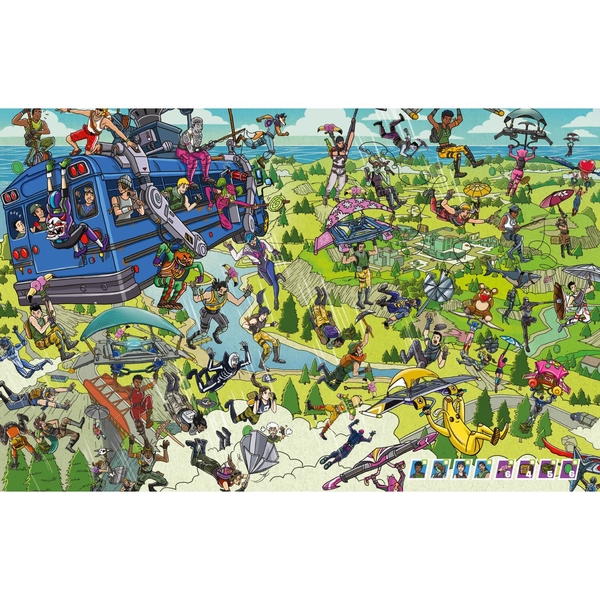 Віммельбух Артбукс Fortnite Official Куди подівся Джонсі? Шукай і знаходь - Джомік Тегідо (9786177940806) - Pampik - 3